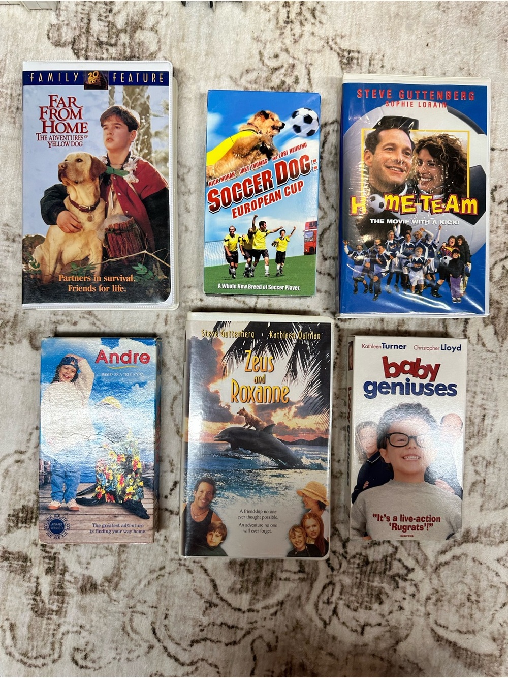 1990’s Family Movie VHS Collection - 6 Mixed Titles